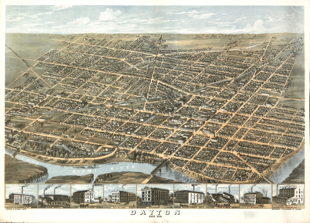 アートポスター　「DAYTON’S GALLERY••• 」 Dayton, Ohio 1870 Poster Print - Item # VARBLL058757049L