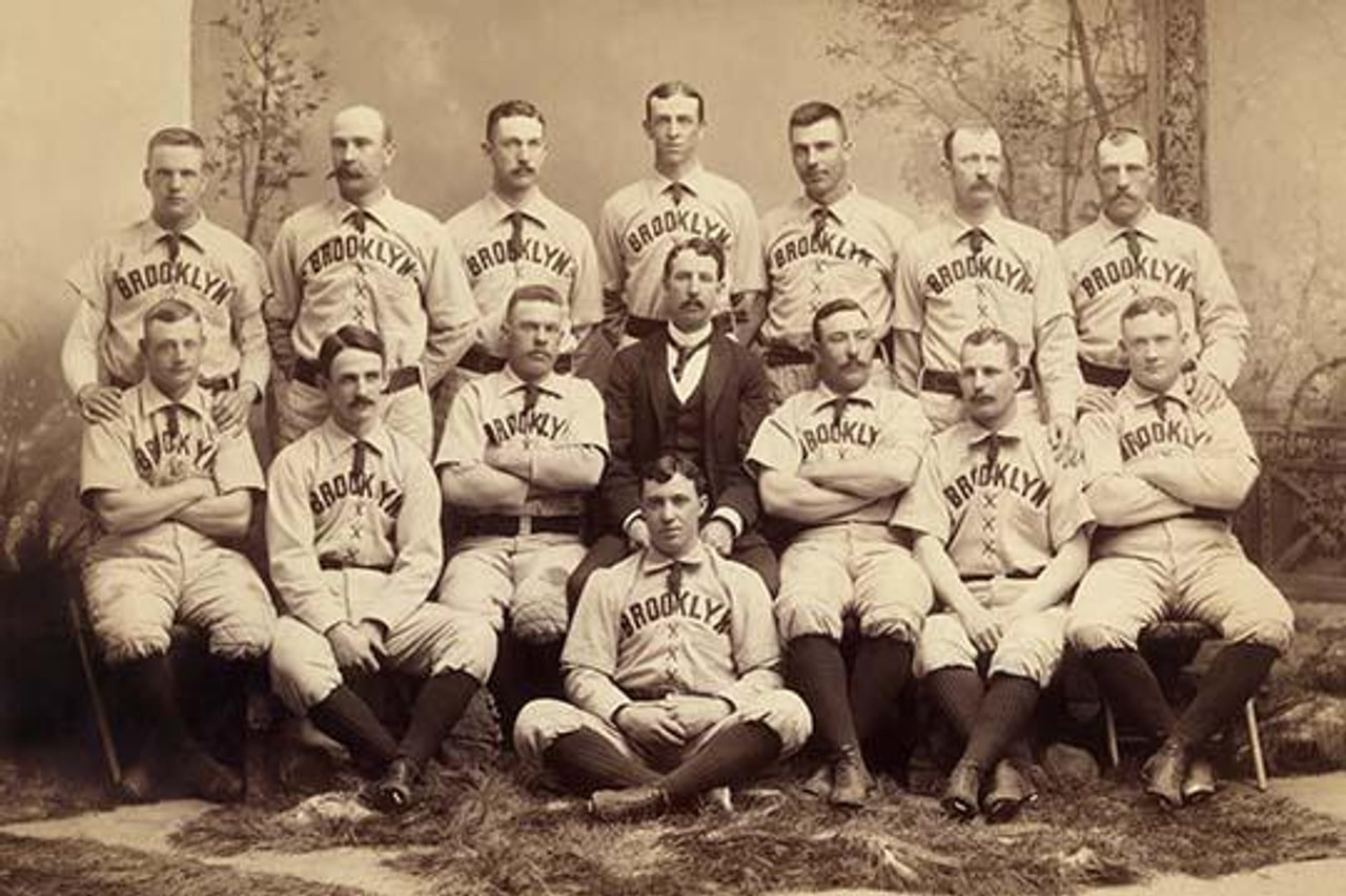 Team Baseball Photograph of Brooklyn Team Poster Print by unknown - Item #  VARBLL0587238852 - Posterazzi