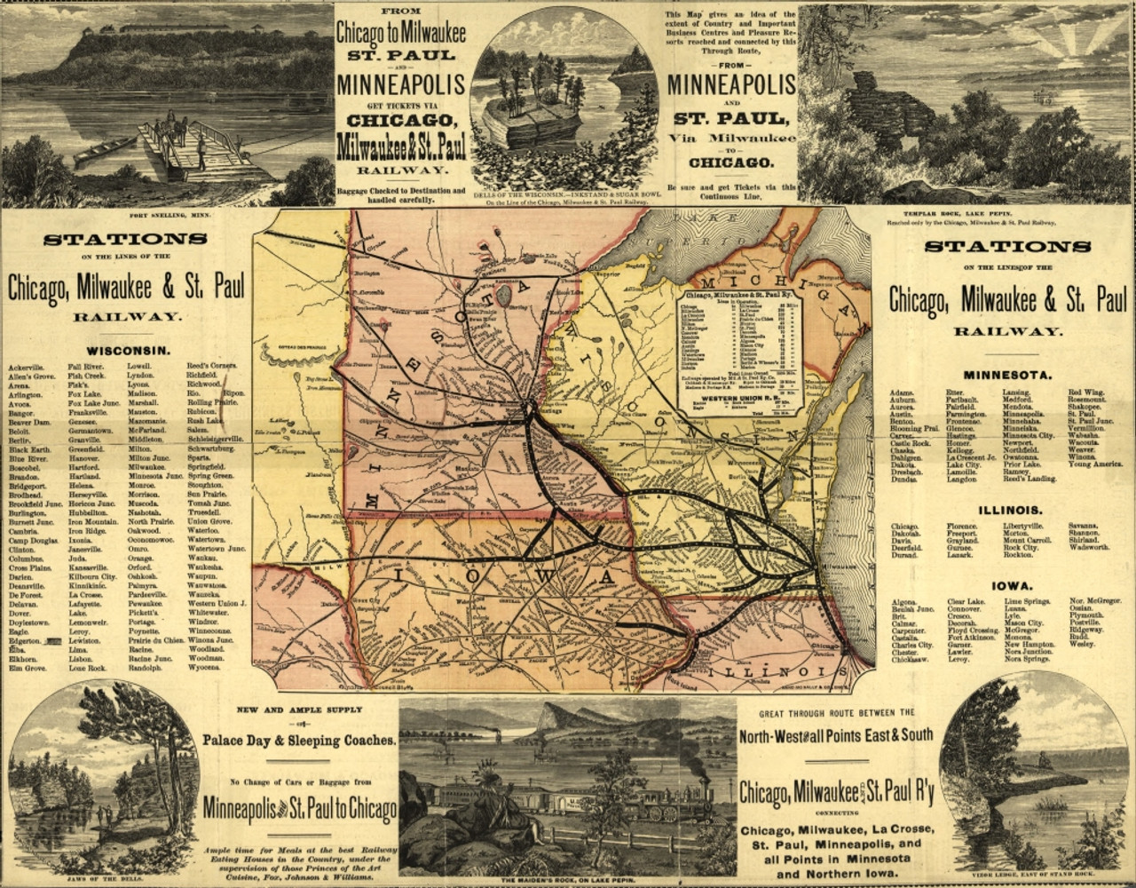 awesome Map of Minneapolis/St. Paul