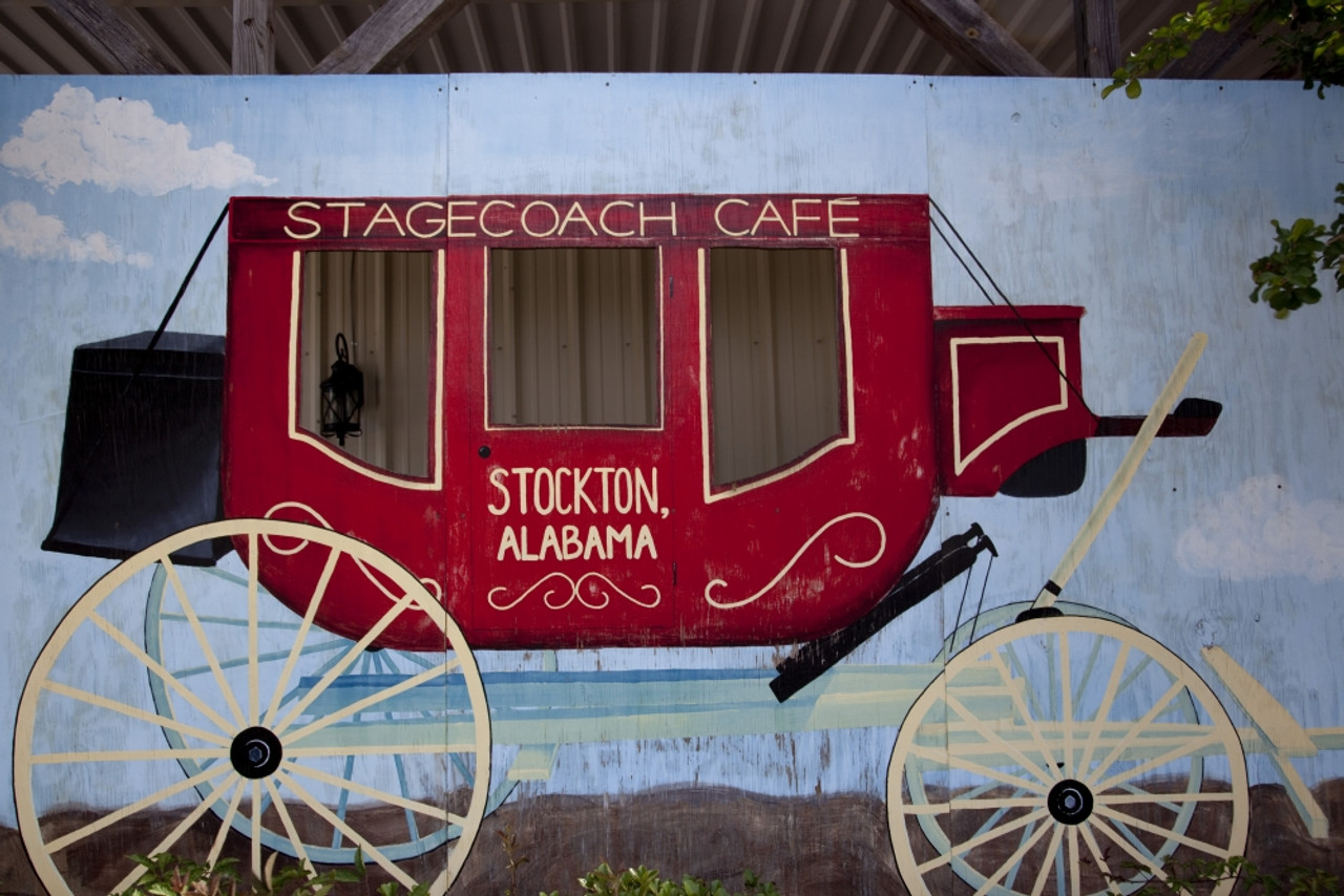 Historic Stagecoach Cafe sign in Stockton, Alabama Poster Print - Item #  VARBLL058756227L - Posterazzi