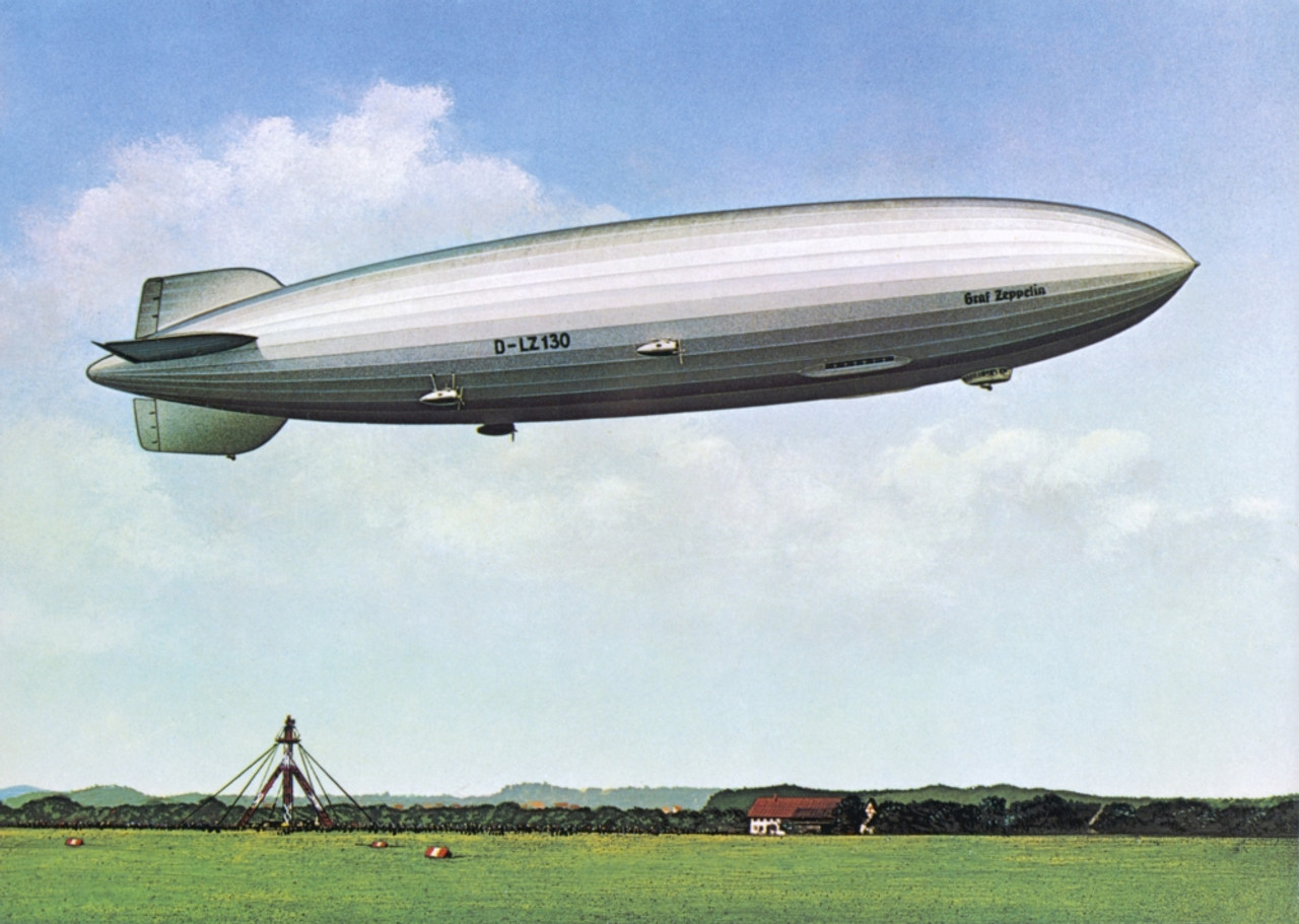 Zeppelin Lz 130/Postcard Poster Print By Mary Evans Picture