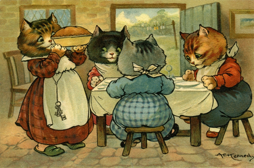 Three Little Kittens They Lost Their Mittens  Poster Print By