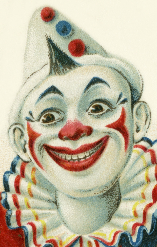 Whiteface Clown Poster Print By Mary Evans Picture Library / Peter
