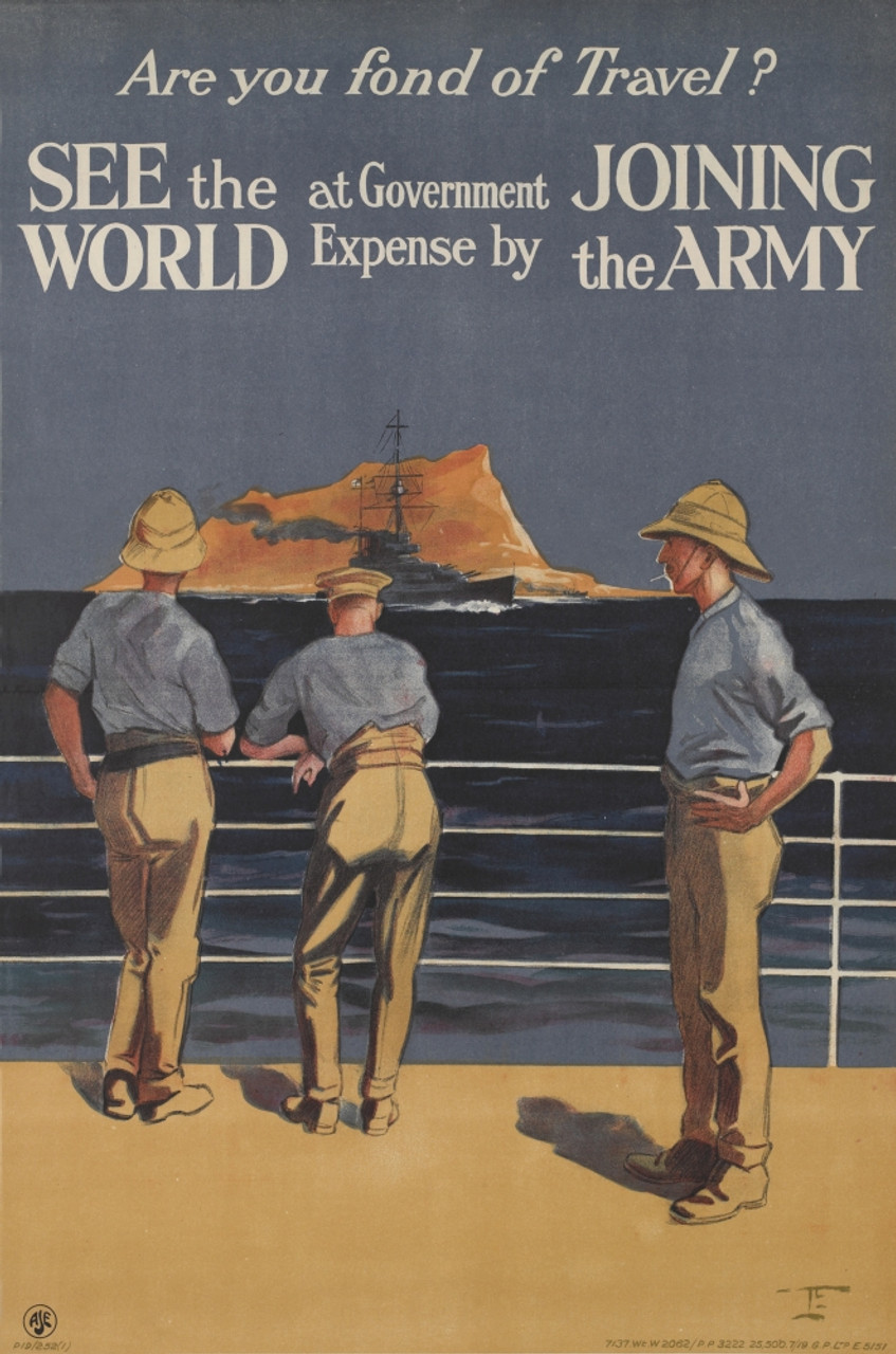 British Military Recruitment Poster - Inter-War Period Poster Print By ®The National  Army Museum / Mary Evans Picture Library - Item # VARMEL10795317 -  Posterazzi