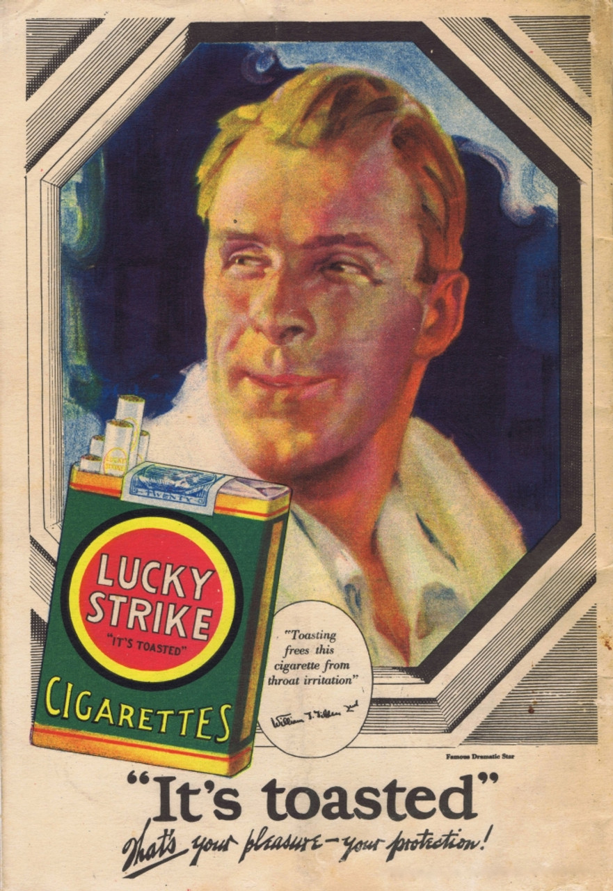 lucky strike vintage poster