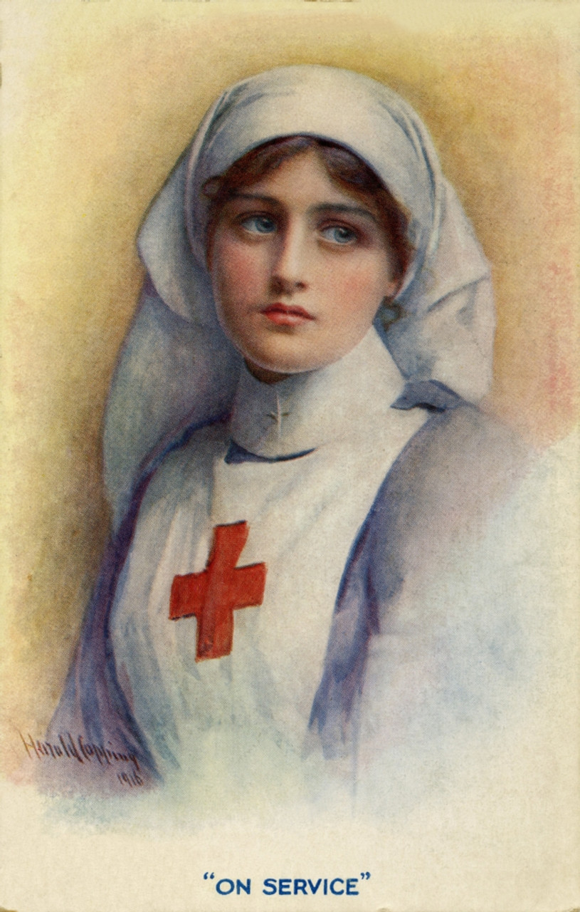 Red Nurse Poster Print By Mary Evans / Peter Dawn Cope Collection - Item # VARMEL10635711 -