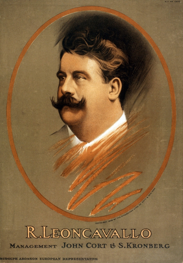 Ruggiero Leoncavallo Italian Opera Composer Of Pagliacci