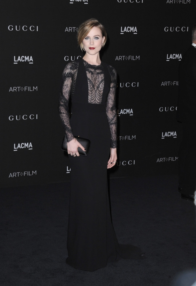 Evan Rachel Wood At Arrivals For 2014 Lacma ArtFilm Gala, Los Angeles  County Museum Of Art, Los Angeles, Ca November 1, 2014. Photo By Dee  CerconeEverett Collection Celebrity - Item # VAREVC1401N03DX110 - Posterazzi