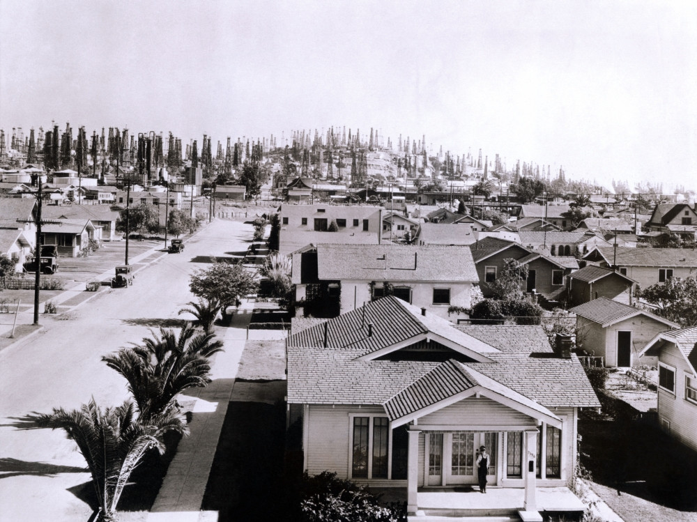 Forest Of Derricks In The Signal Hill Oil Fields Near Long Beach History Item