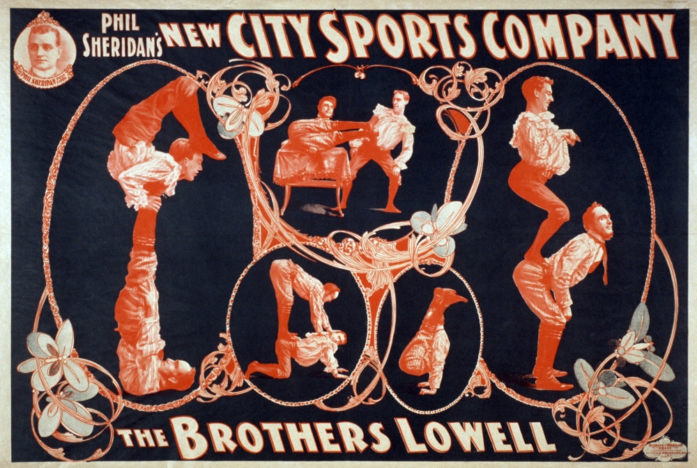 Vaudeville Troupes Often Included Acrobatic Acts History - Item