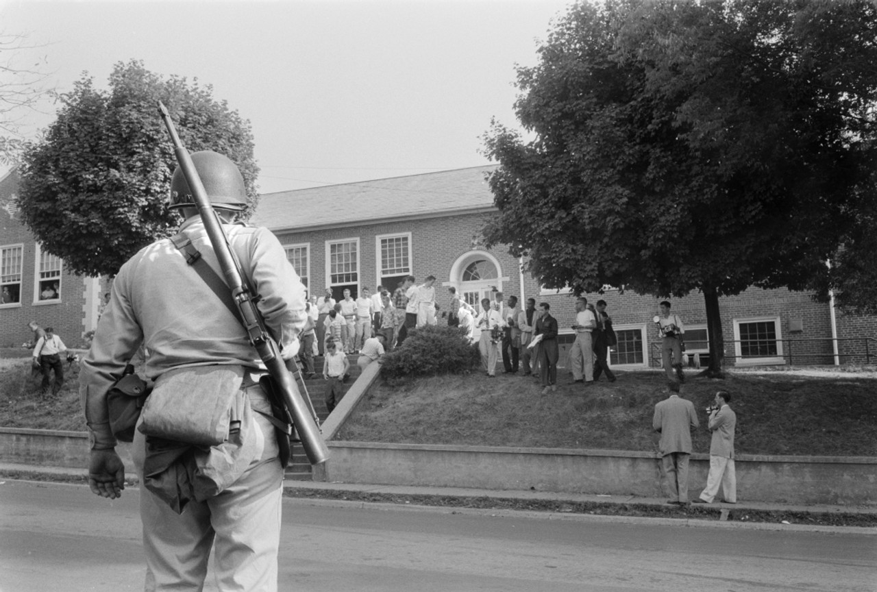 African American School Integration Conflicts History Item