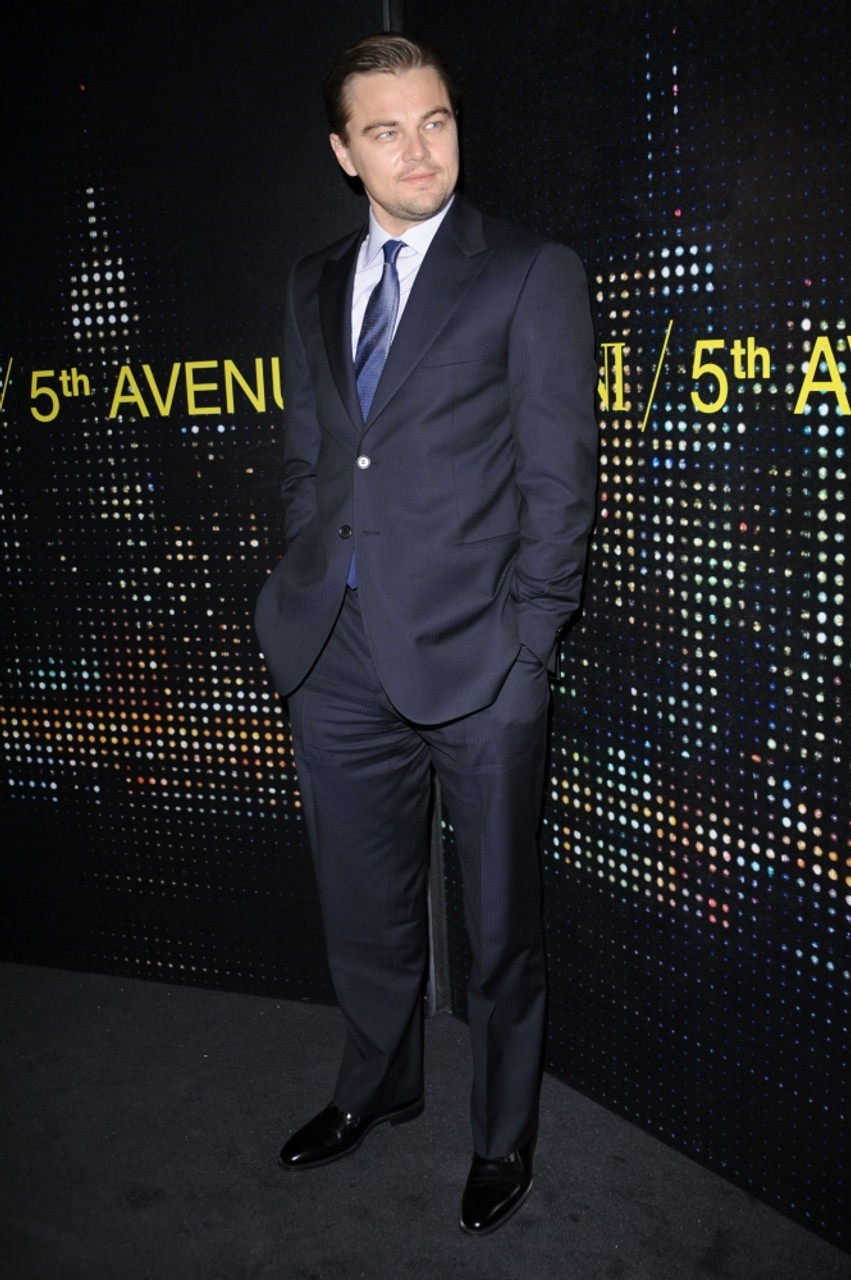 Leonardo Dicaprio At Arrivals For Giorgio Armani 5Th Avenue Store Grand  Opening, Armani 5Th Avenue Store, New York, Ny 2172009. Photo By Kristin  CallahanEverett Collection Celebrity - Item # VAREVC0917FBLKH083 -  Posterazzi