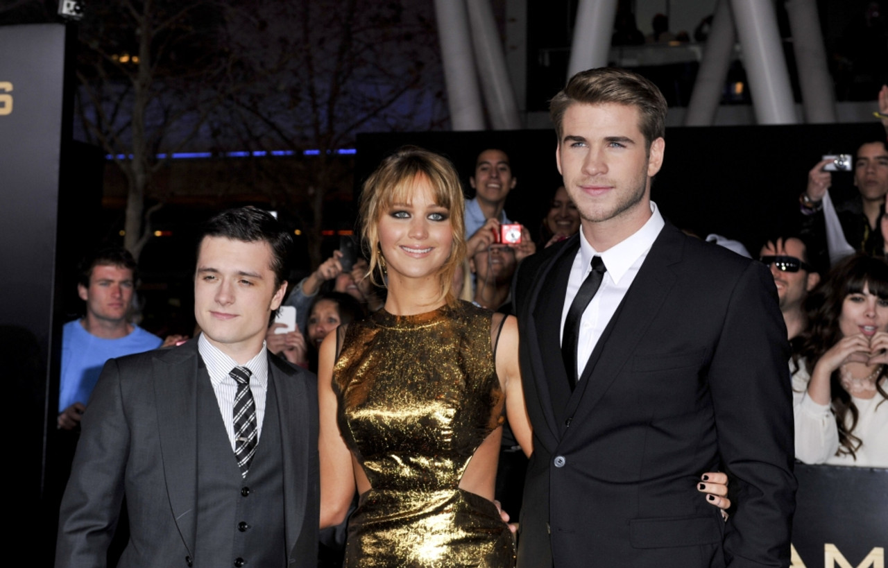 The World Of The Hunger Games, Jennifer Lawrence, Liam Hemsworth, Josh  Hutcherson