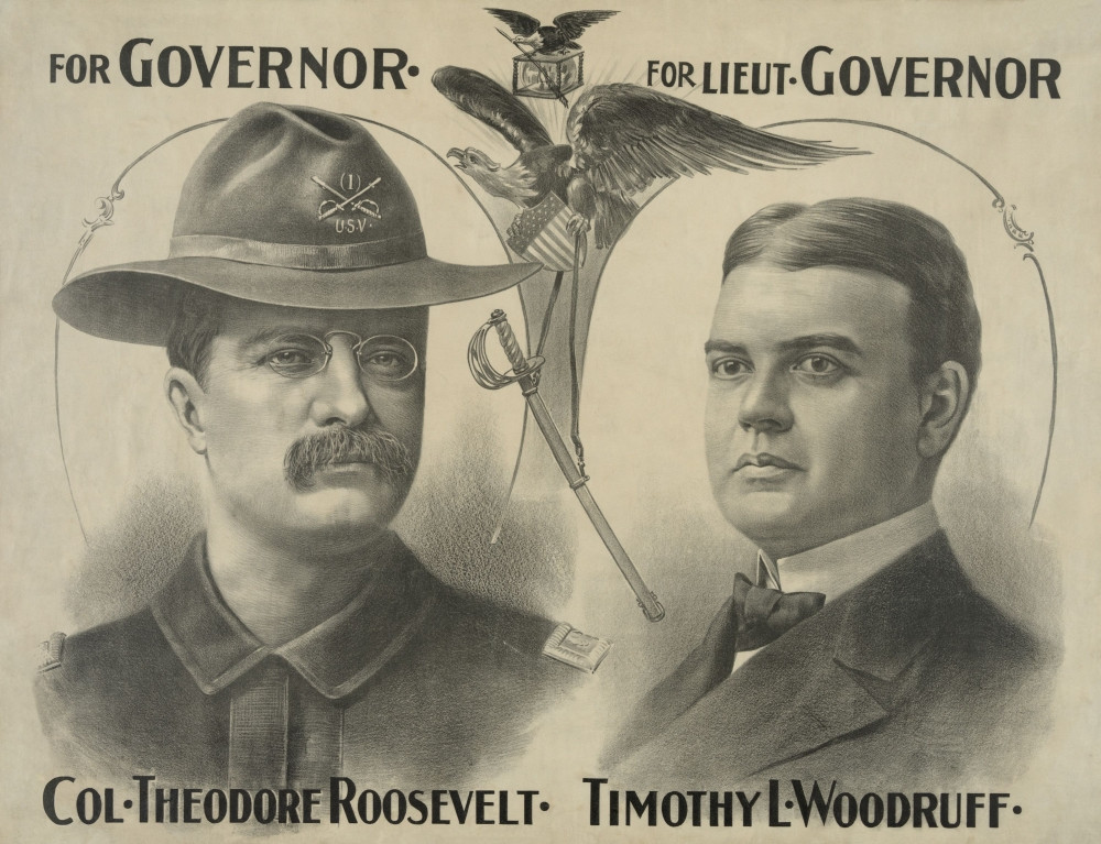 Poster For Theodore Roosevelts Campaign 