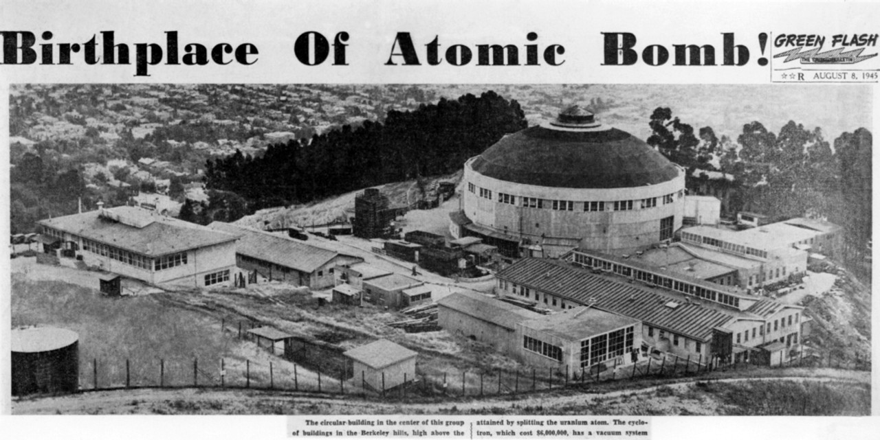 Atomic Bomb. The Round Building Houses The Cyclotron Designed By Ernest  Lawrence That Separated Nuclear Fuel U-235 From Natural Uranium History -  Item # VAREVCHBDATBOEC005 - Posterazzi