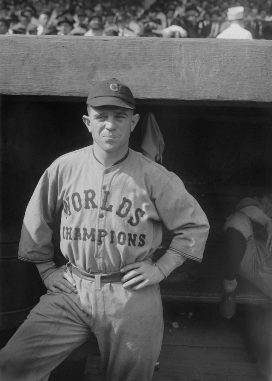 Joe Sewell Wearing A Uniform Celebrating The Cleveland Indians Winning Of  The 1920 World Series. History - Item # VAREVCHISL041EC124 - Posterazzi