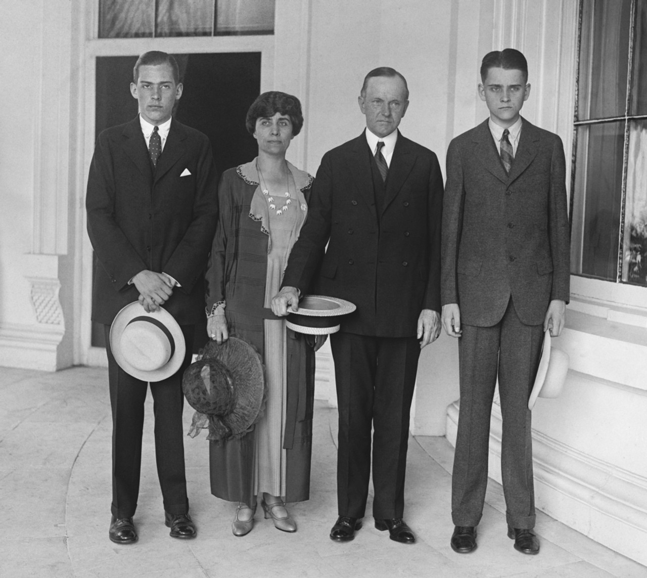 calvin coolidge family