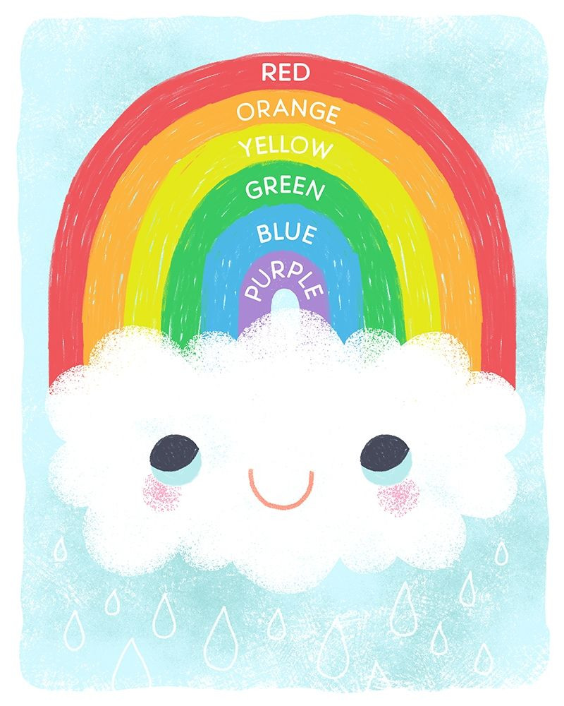 Rainbow Colors Poster Print By Lizzy Doyle Item Varpdx Posterazzi
