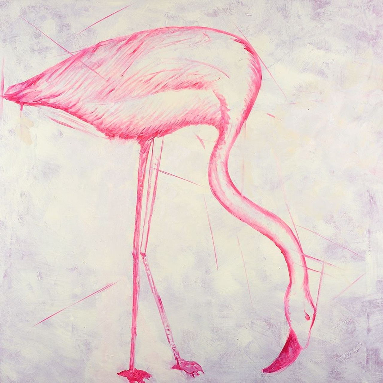 Hand-drawn sketch of animal bird pink flamingo hawaii element 20042653  Vector Art at Vecteezy