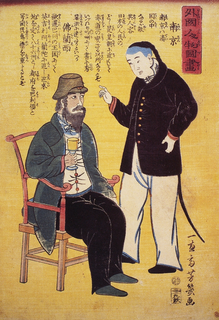 Japan: French Trade, 1861. /Na French Merchant With The