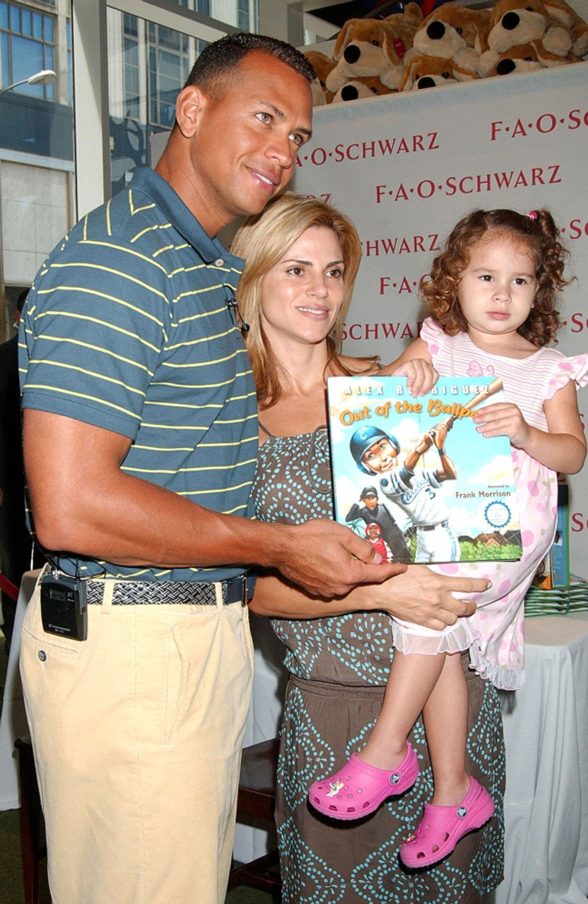 Alex Rodriguez, Cynthia Rodriguez, Alex Rodriguez, Natasha Rodriguez At  In-Store Appearance For Out Of The Ballpark Book Reading To Benefit The Arod  Family Foundation, Fao Schwarz Toy Store, New York, Ny, July