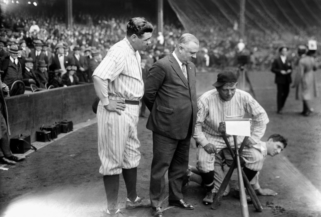 George H Ruth (1895-1948) Nknown As Babe Ruth American Professional  Baseball Player Photographed In …See more George H Ruth (1895-1948) Nknown  As Babe