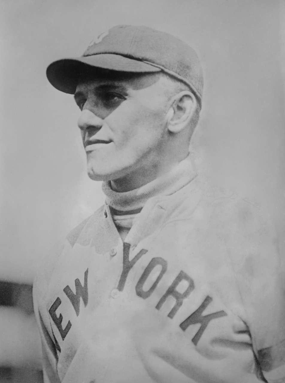 George Halas As A New York Yankee In 1919. He Played 12 Games As An  Outfielder Until He Was Sidelined By A Hip Injury. He Switched His  Attention To