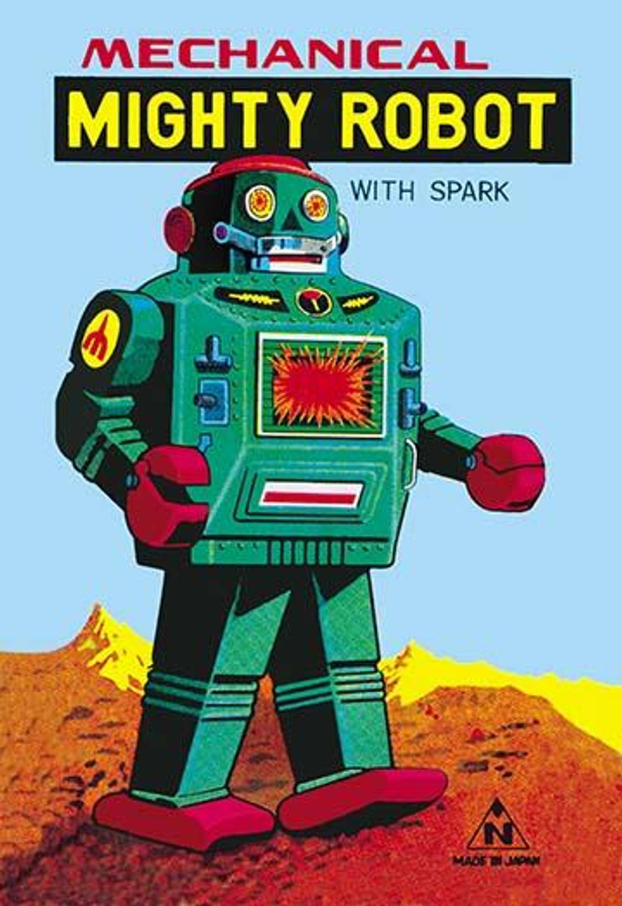 1960年代 ノグチ製 MECHANICAL MIGHTY ROBOT WITH SPARK ブリキ 