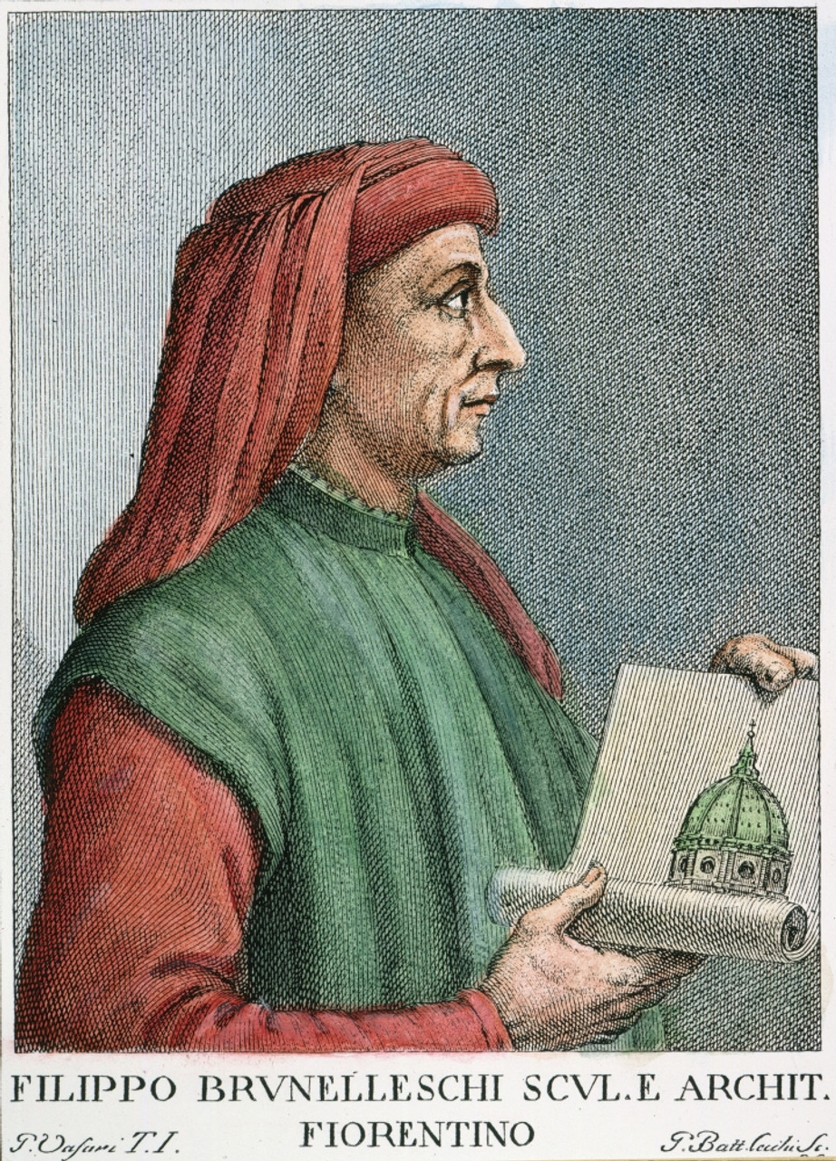 アート・デザイン・音楽 Filippo Brunelleschi Filippo Brunelleschi /N(1377-1446). Italian Architect. With