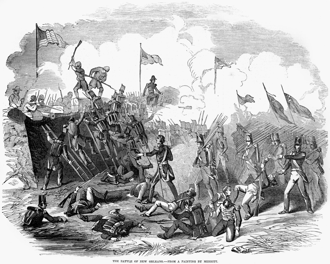 Battle Of New Orleans Nbritish Forces Thwarted In Their Advance On 5998