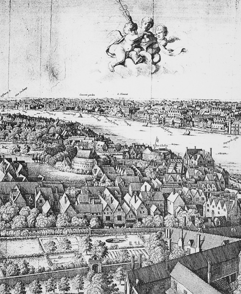 View Of London, 1647. /Ndetail Of Wenceslaus Hollar'S 'Long ...