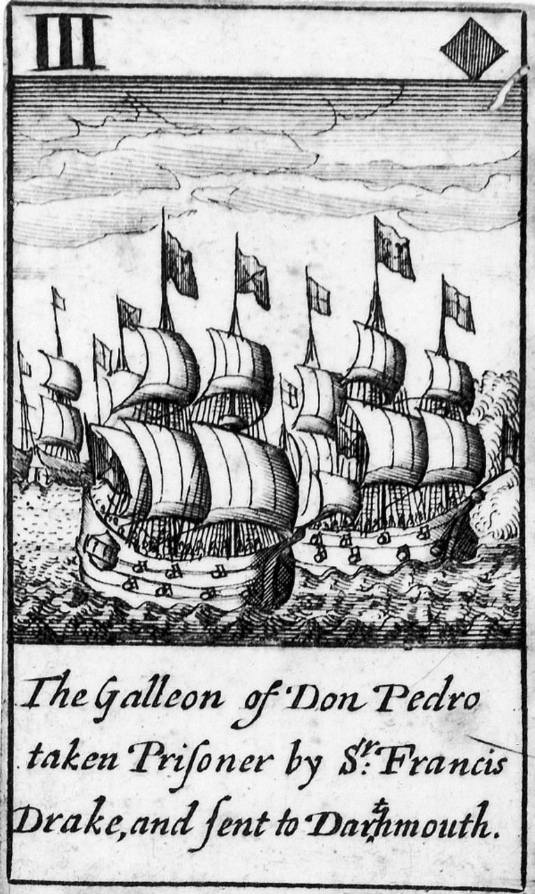 Spanish Armada 1588. N The Galleon Of Don Pedro Valdes Taken