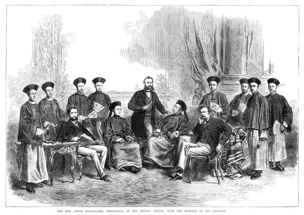 Chinese Delegation, 1868. /Namerican Minister To China Anson