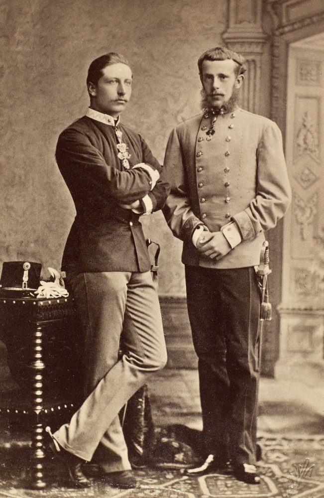 Crown Princes, 1883. /Nfriedrich Wilhelm Viktor Albert (Left