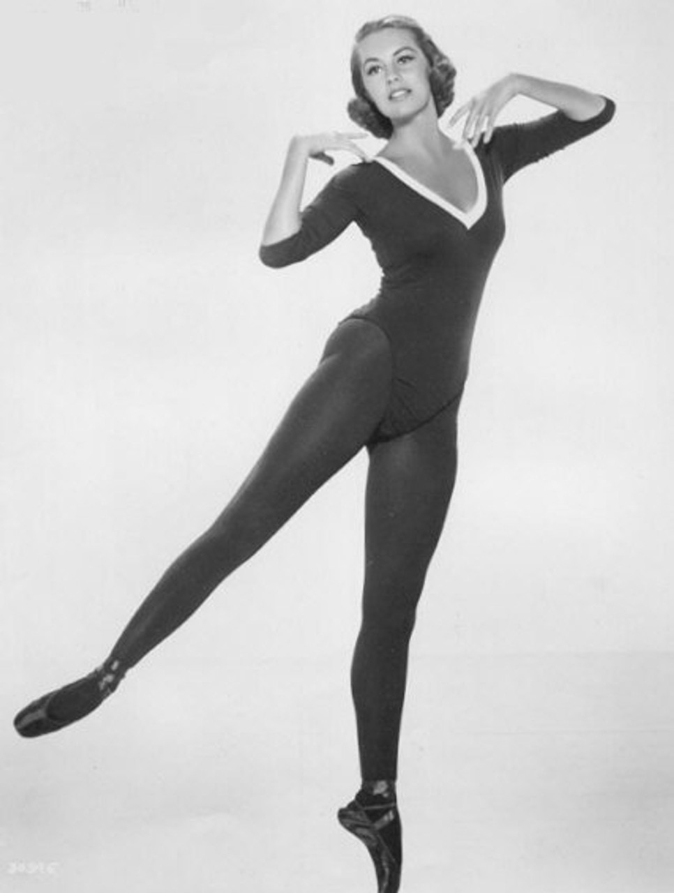 Cyd Charisse - ballet black tights Photo Print (8 x 10) - Item