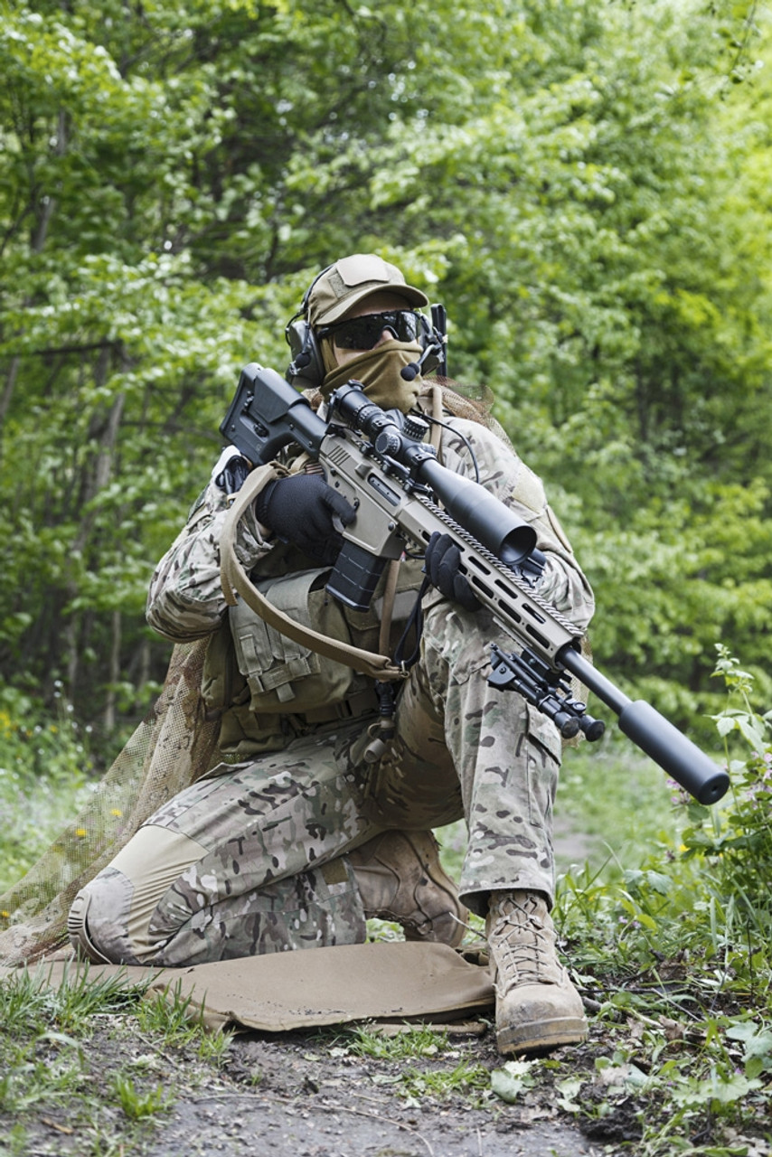 Green Berets U.S. Army Special Forces Group sniper in action