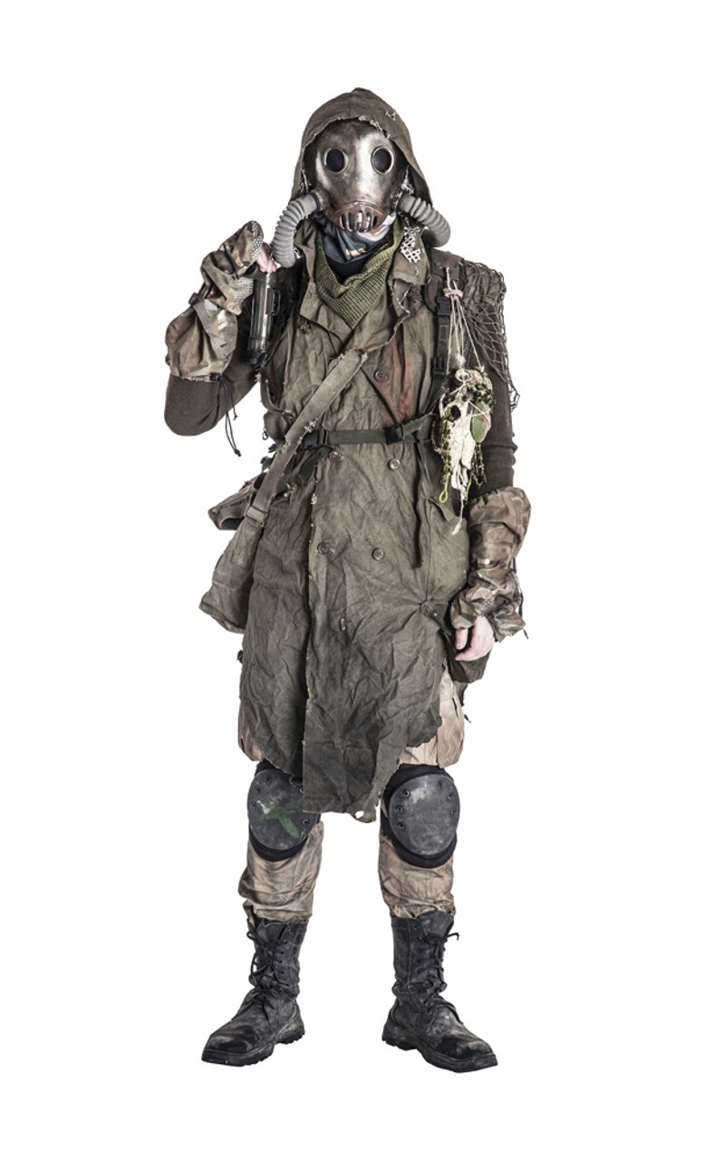 Terrifying post apocalyptic creature dressed in tattered rags and full-face  gas mask. Poster Print by Oleg Zabielin/Stoc - Item # VARPSTZAB103271M