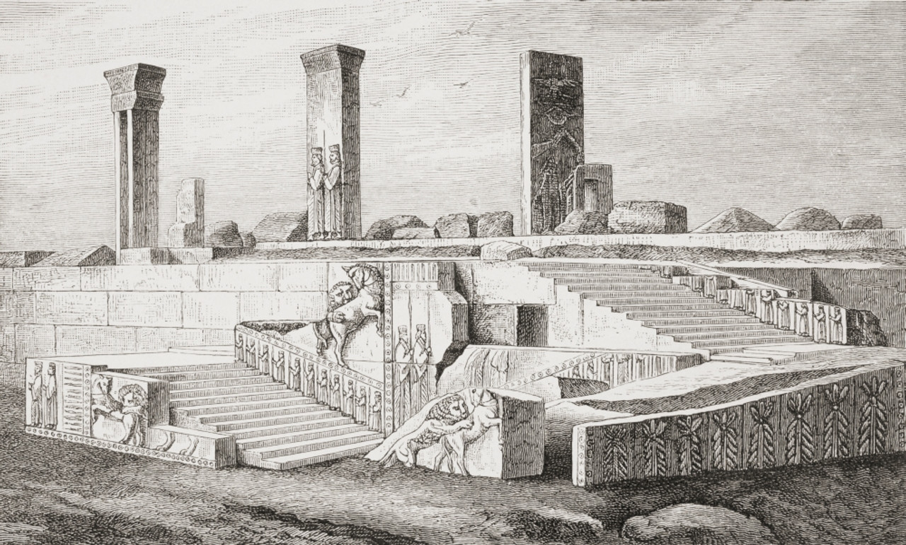 Persepolis, Near Shiraz, Fars Province, Iran. From Kunstgeschichte In ...