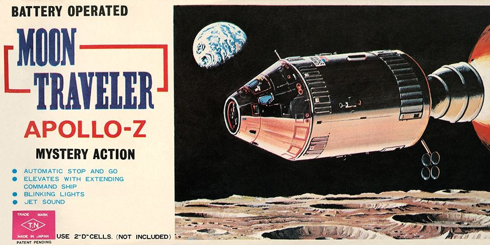 Moon Traveler Apollo-Z Poster Print by Retrorocket Retrorocket