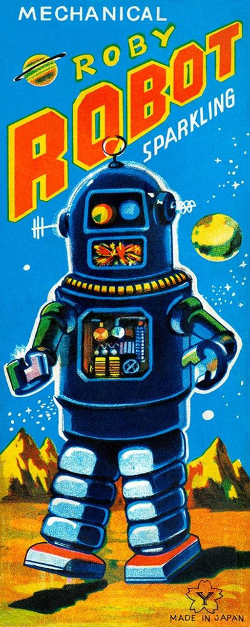 Roby Robot Poster Print by Retrobot Retrobot - Item