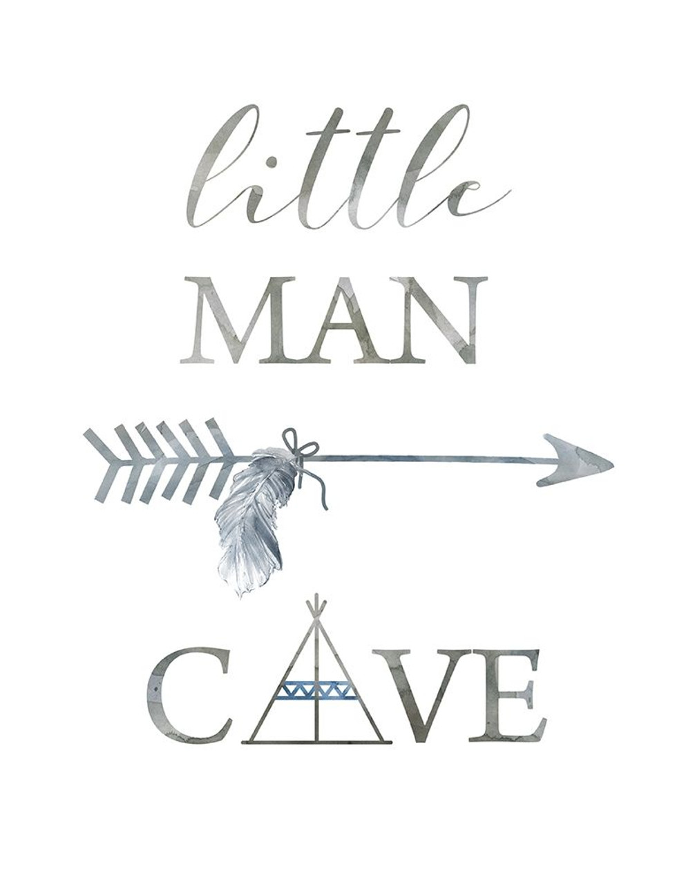 Little Man Cave Arrow Poster Print by Carol Robinson - Item # VARPDX41144 - Posterazzi little-man-cave-arrow-poster-print-by-carol-robinson-item-varpdx41144-posterazzi