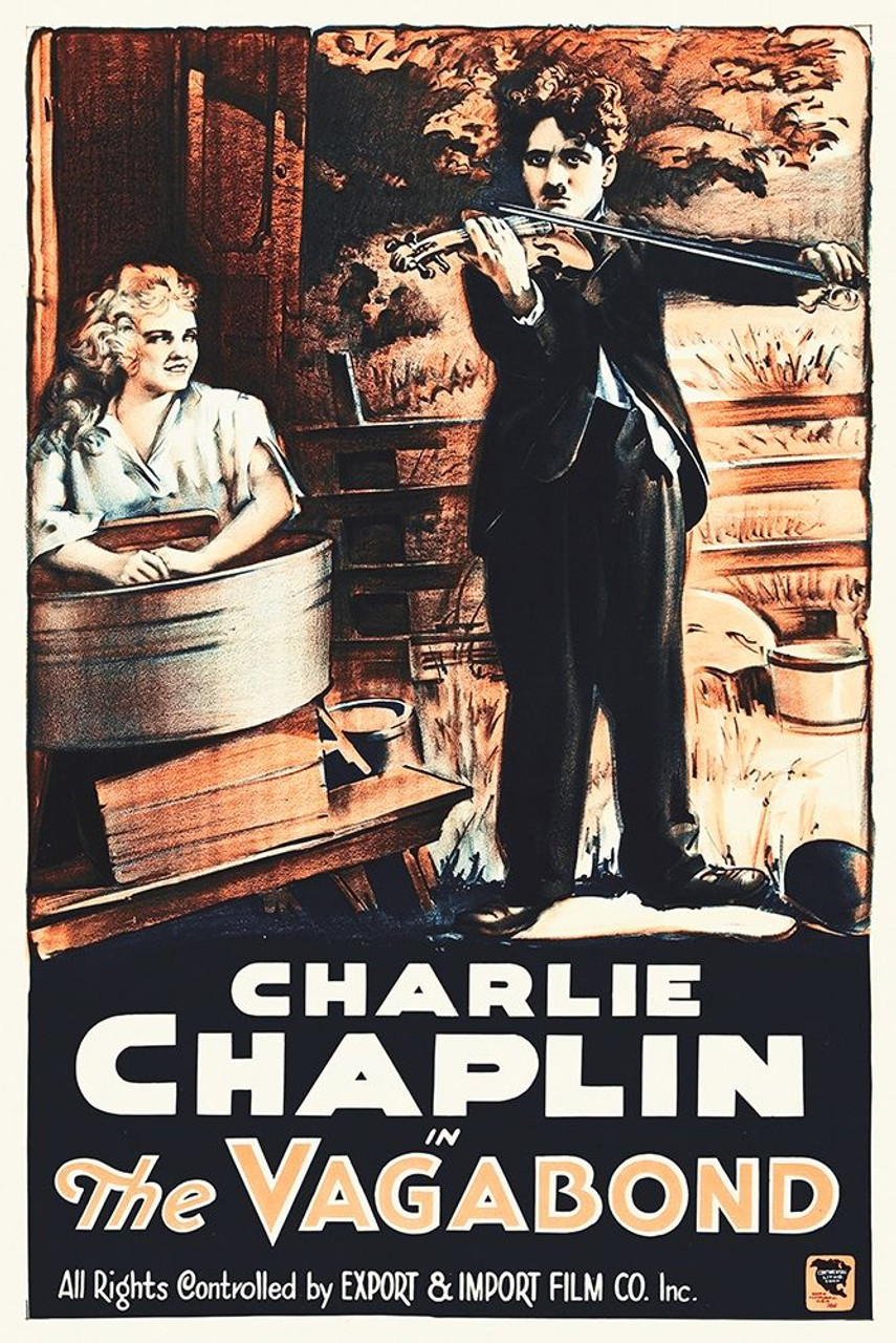 Charlie Chaplin - French - The Vagabond, 1916 Poster Print by Hollywood Photo Archive Hollywood Photo Archive Item # VARPDX486809 - Posterazzi