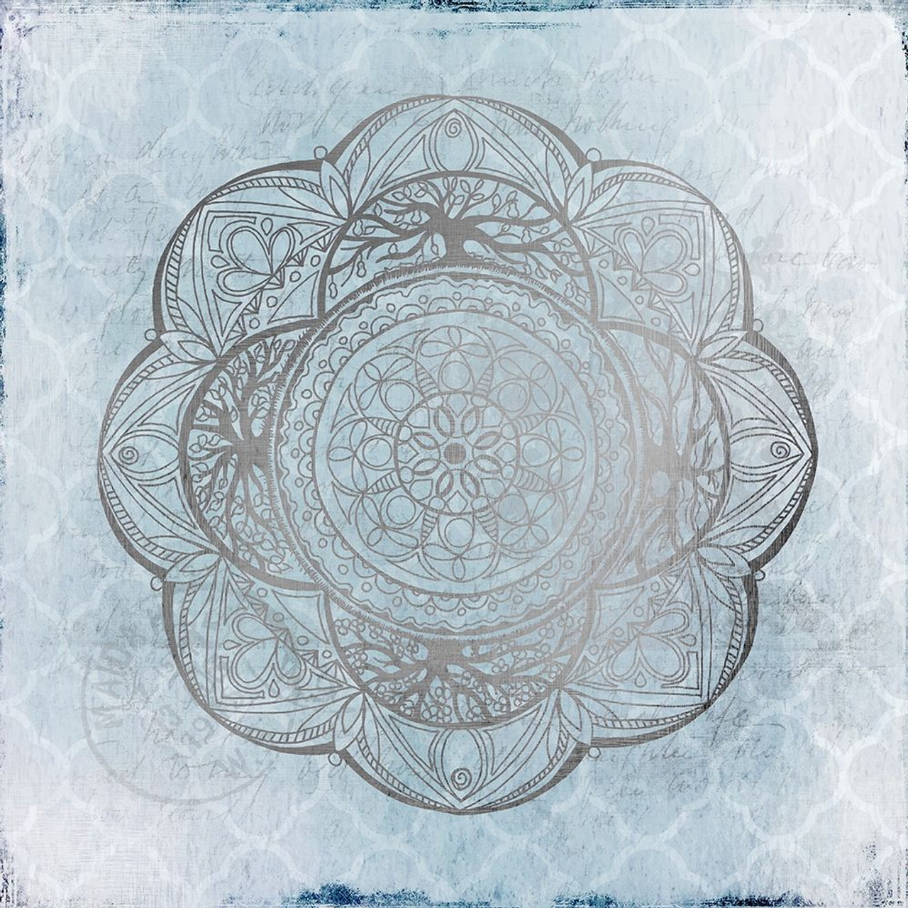 24 x 24 Medallion A Poster Print by Kimberly Allen