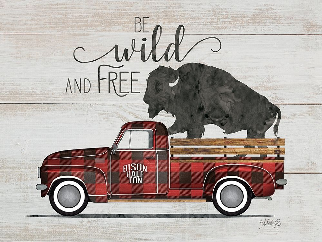 Wild and Free Vintage Truck Poster Print by Marla Rae - Item # VARPDXMAZ5252 - Posterazzi wild-and-free-vintage-truck-poster-print-by-marla-rae-item-varpdxmaz5252-posterazzi