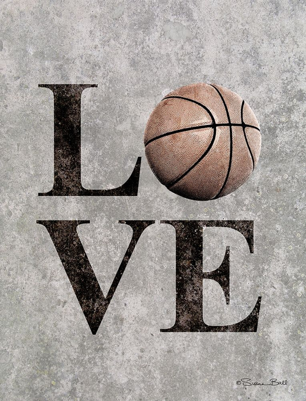 LOVE Basketball Poster Print by Susan Ball - Item # VARPDXSB671 - Posterazzi