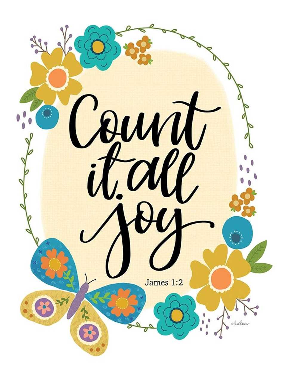 Count It All Joy Poster Print by Lisa Larson # LAR417