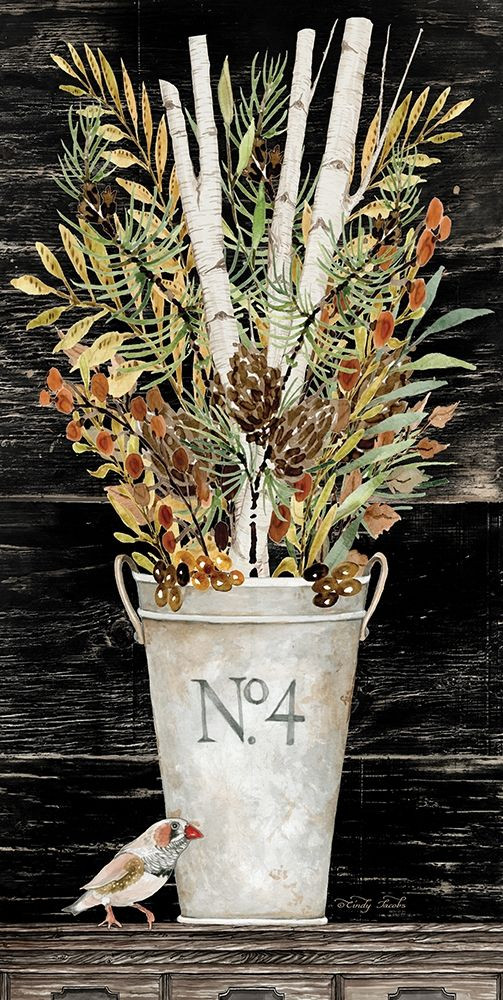 Fall No 4 Bouquet Poster Print by Cindy Jacobs # CIN1784 - Posterazzi