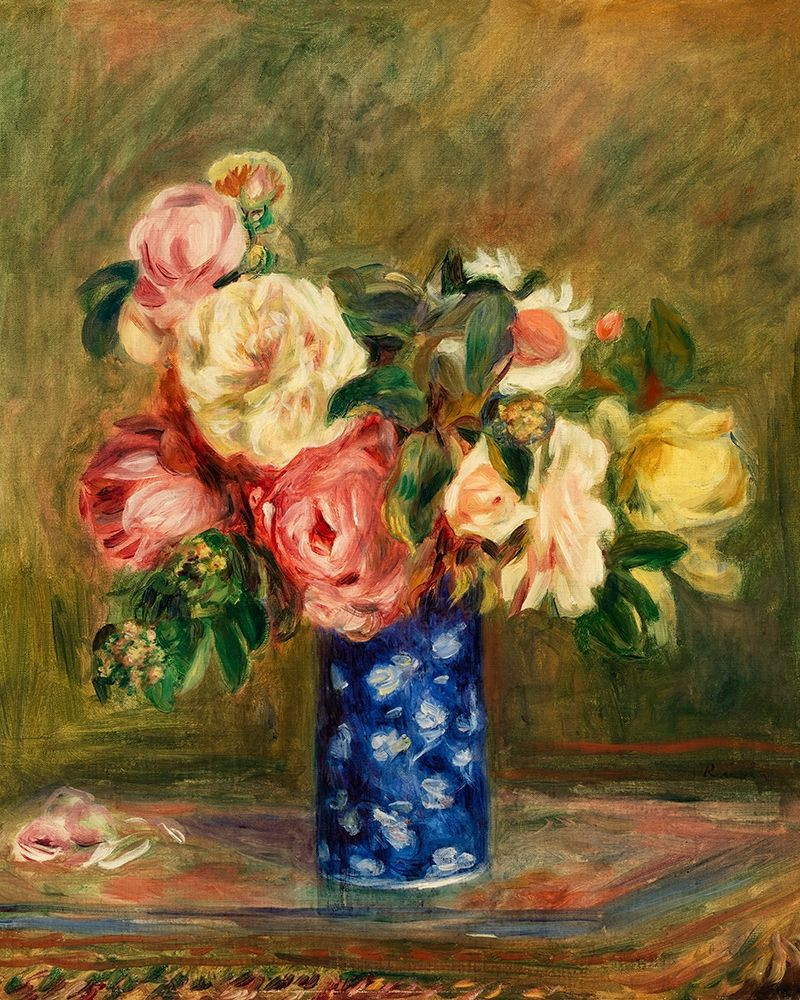 Bouquet of Roses 1882 Poster Print by Pierre-Auguste Renoir