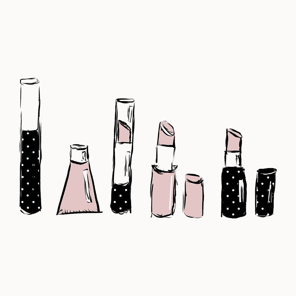 Pink Makeup by SD Graphics Studio (12 x 12) Posterazzi