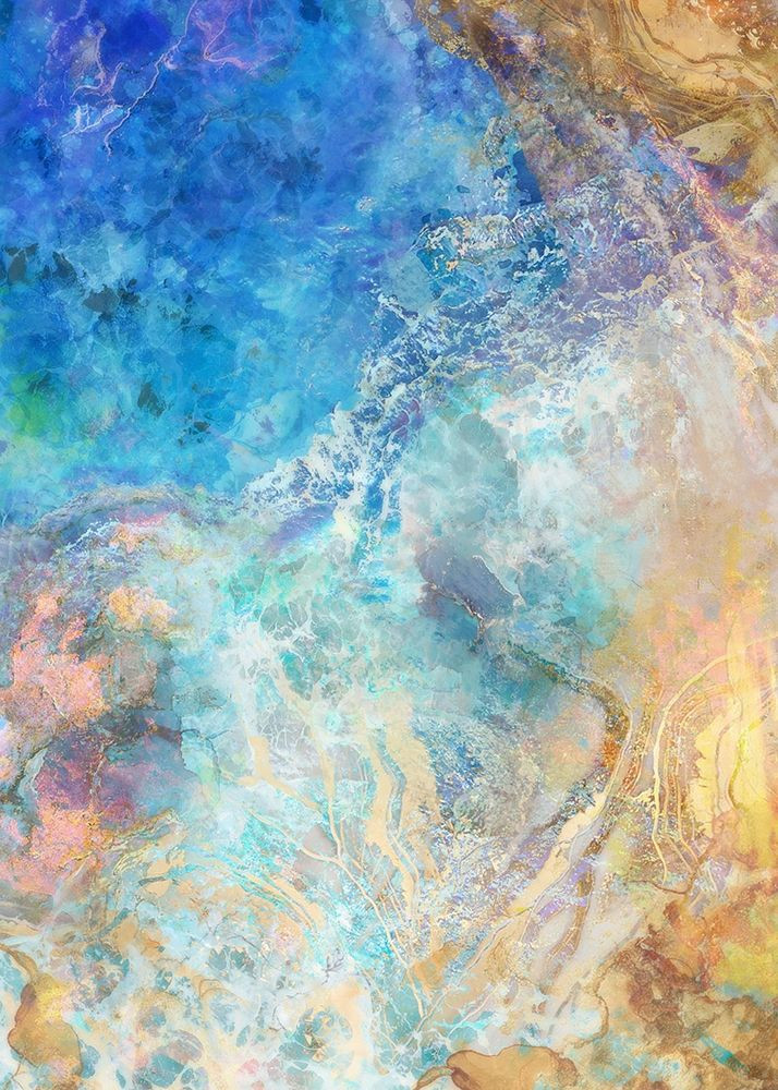Ken Roko Oceanic Gold II by Ken Roko (18 x 24) - Posterazzi